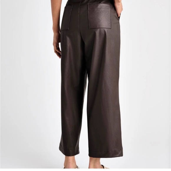 Splendid - vegan leather wide keg pants- size 2 
NWT - Picture 7 of 7